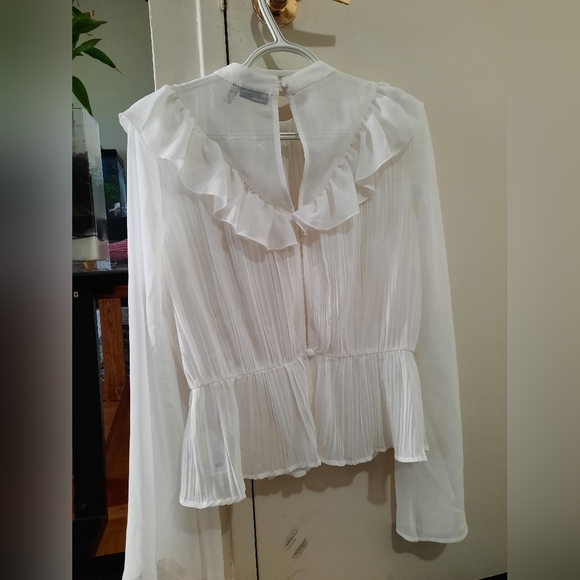 Size 8 Asos Sheer Top - Picture 2 of 3